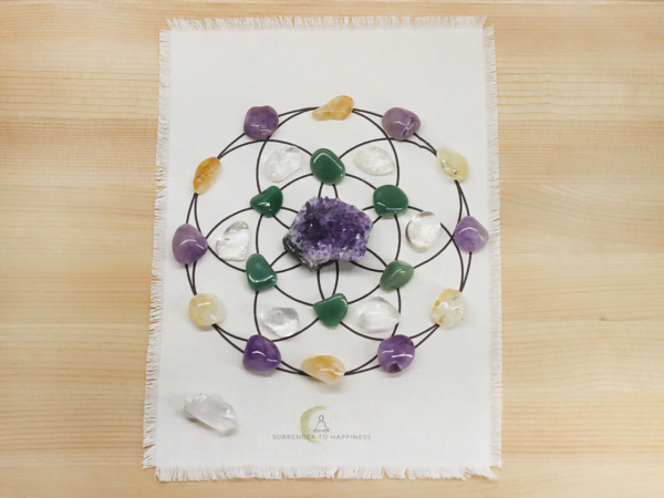 Good Fortune Crystal Grid Kit At Surrender To Happiness