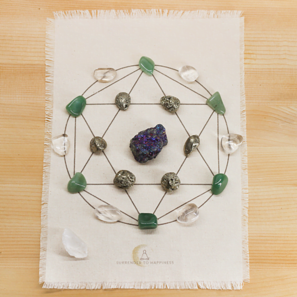 New ideas crystal grid kit at surrender to happiness