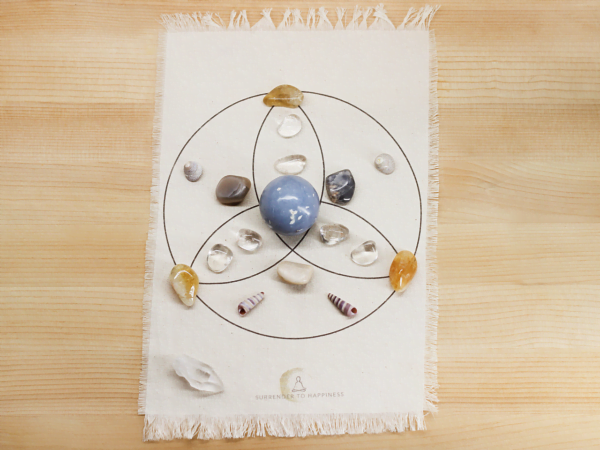 over coming fear crystal grid kit at surrender to happiness