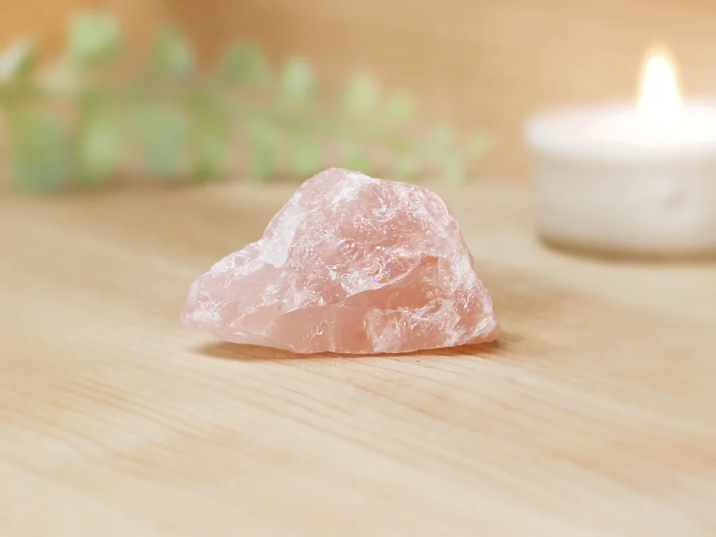 rose quartz valentines day crystal is one of the best crystals for gardening