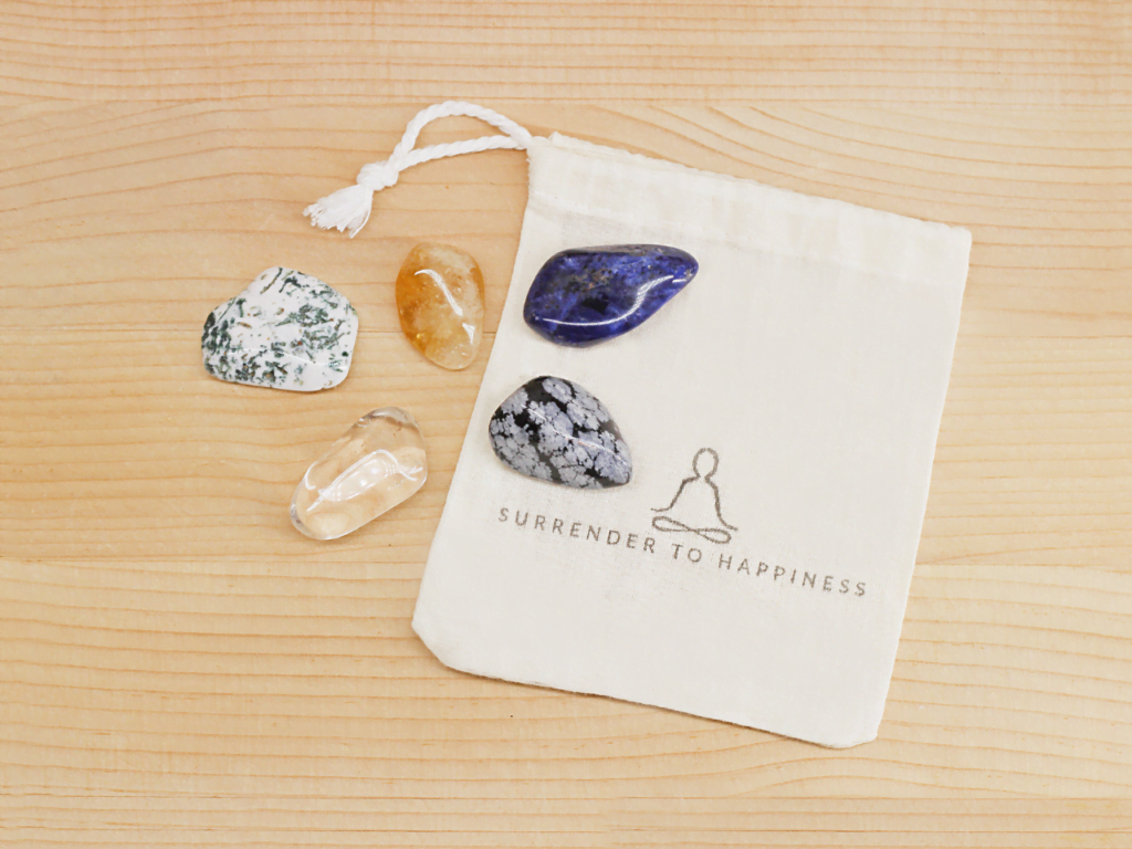 anxiety relief crystal set