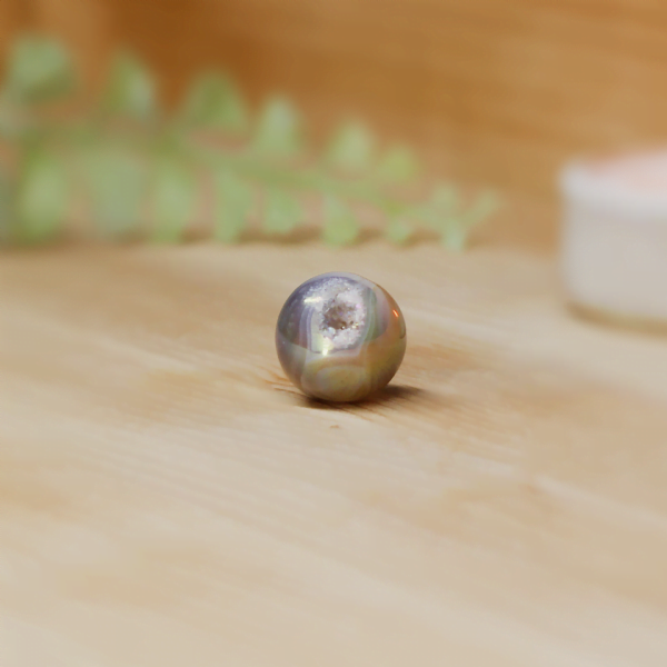 mini-druzy agate sphere