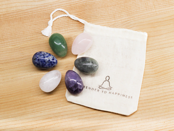 Gemstone Eggs Crystal Set At Surrender To Happiness