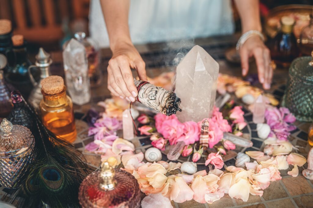 intention-setting altar